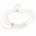 thumbnail image 3 of Bohemian Pearl Beaded Layered Waist Chain Body Jewelry, 3 of 6