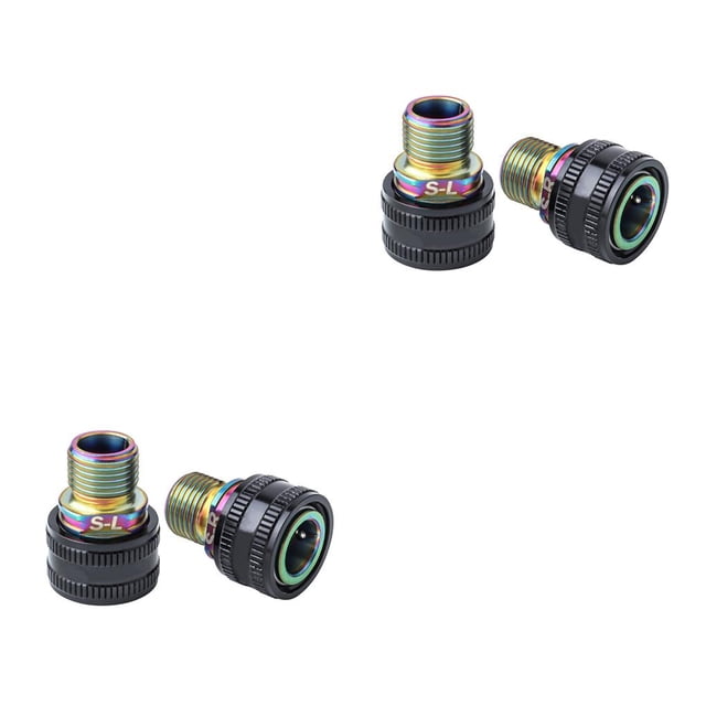 Naiovety 1 par de extensores de Pedal, accesorio de conexión profesional de acero inoxidable, pieza de repuesto, Conector de manivela de ciclismo para Type2 NO2 Naiovety CBP226824