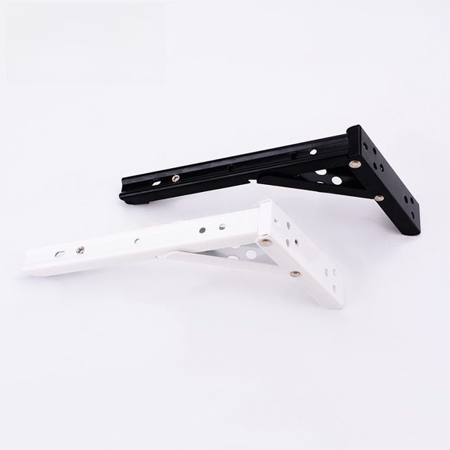 Soporte de resorte de hierro de tres pliegues para gabinete Soporte de soporte triangular Soporte de placa laminar Estante de almacenamiento Accesorios de hardware