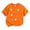 Orange, variant on Toddler Boys Halloween Shirt Ghost Bowknot Print Pumpkin Short Sleeve Casual Fashion Basic Summer Party Tee Tops Size 4-5T