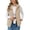 Khaki, variant on Womens Fuzzy Fleece Vest Casual Lightweight Sleeveless Zip Up Warm Sherpa Vest Jacket Cozy Waistcoat Outerwear with Pockets for Fall Winter Spring