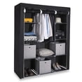 thumbnail image 2 of Tcbosik Portable Closet, 67"H Wardrobe with Storage Shelves and Hanging Rod, Clothing Organizer with Non-Woven Fabric for Bedroom, Easy to Assemble, Black, 2 of 12