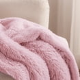 thumbnail image 3 of Faux Fur Throw Blanket Soft Sherpa Fleece Cozy Warm Plush Bed Blanket Thick Minky Bedding Winter Gift, 3 of 8