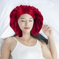 thumbnail image 4 of Household Jumbo Bonnet Delicate Sleep Bonnet Comfortable Sleep Hat Home Accessory, 4 of 9