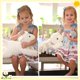 thumbnail image 2 of Set de peluches BENINY Lamb con mamá de 50 cm y 4 corderos bebés, 2 of 8