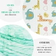 thumbnail image 4 of Kainsy Animal Baby Blanket for Boys Girls, Soft Animal Plush Flannel Blanket for Newborns Baby Infants Toddlers, Elephant Giraffe Toys Gifts for Baby Shower Birthday Easter Nursery Room Decor(50"x60"), 4 of 6