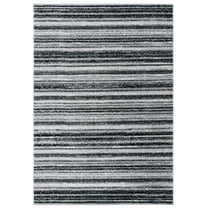 SAFAVIEH Skyler Orval Striped Area Rug, Grey/Black, 6' x 9'