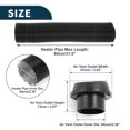 thumbnail image 4 of Unique Bargains Car Truck RV Bus Van Car Heater Duct Kit Car Heater Duct Pipe Hose Set with Heater Pipe Air Vent Outlet Cover 60mm ID 80cm Max L, 4 of 6