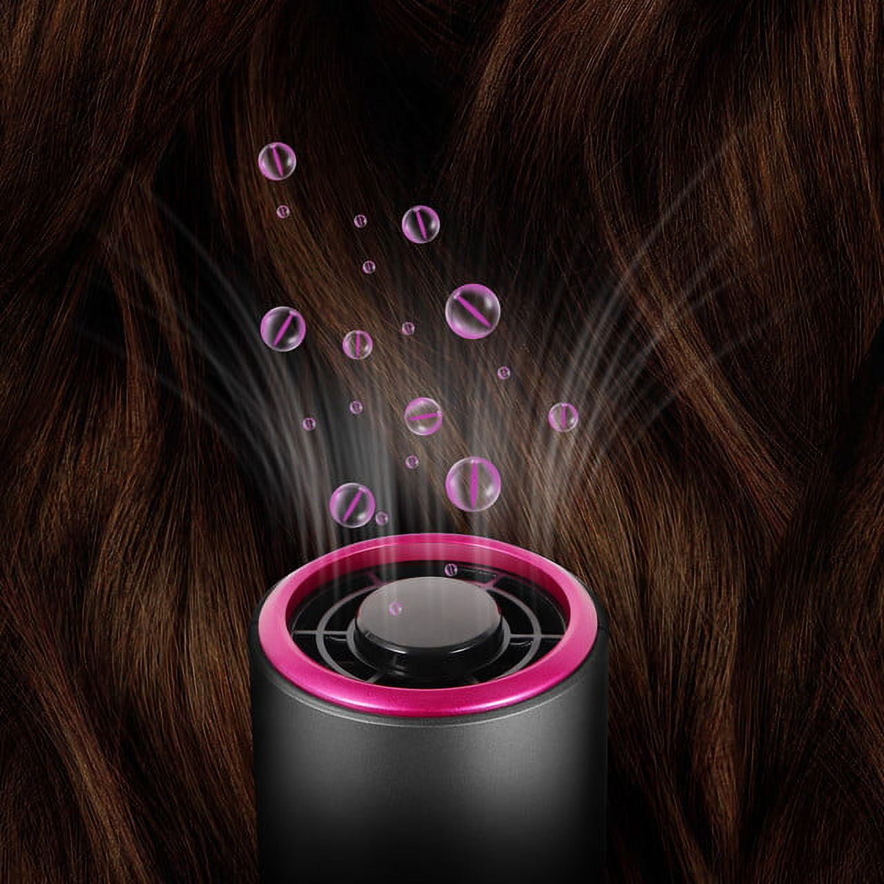 1800W Professional Ion Foldable Hair Dryer, Black