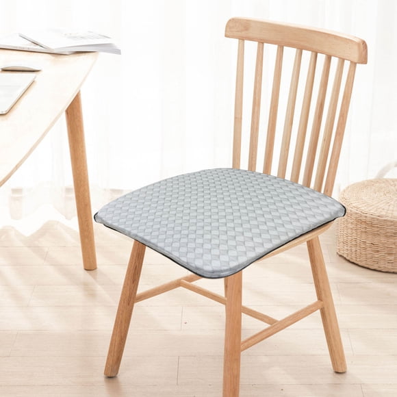 Coussins de Chaise de Salle à Manger Épais - Coussin D'Assise Doux et Confortable avec Sangle Antidérapante, pour le Bureau et La, Gris, JKODE
