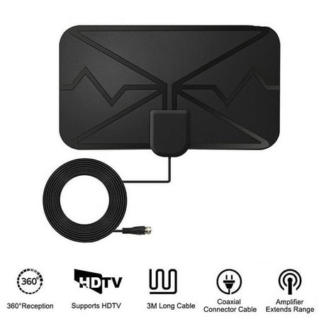 Amplified HD Digital TV Antenna Long 360 Miles Range - Support 4K 1080p Fire tv Stick and All Older TV s - Indoor Smart Switch Am Amplified HD Digital TV Antenna Long 360 Miles Range - Support 4K 1080p Fire tv Stick and All Older TV s - Indoor Smart Switch Am