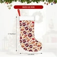 thumbnail image 4 of Haiem rock music Skull record Pattern Christmas Stockings, Personalized 18 Inches Knit Christmas Stockings Xmas Hanging Stockings for Family Christmas Decorations, 4 of 7