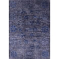 thumbnail image 1 of Ahgly Company Machine Washable Indoor Rectangle Industrial Modern Blue Whale Blue Area Rugs, 2' x 5', 1 of 7