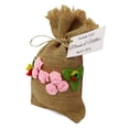 thumbnail image 4 of 30 Satin Drawstring Gift Pouch Small Favor Bags Wedding Party Rustic With Personalized Paper Tags, 4 of 4