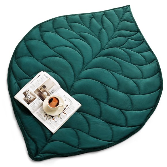 Manta de regazo pesada Kaisa, 3,2 kg, 104 x 135 cm, terciopelo cristalino