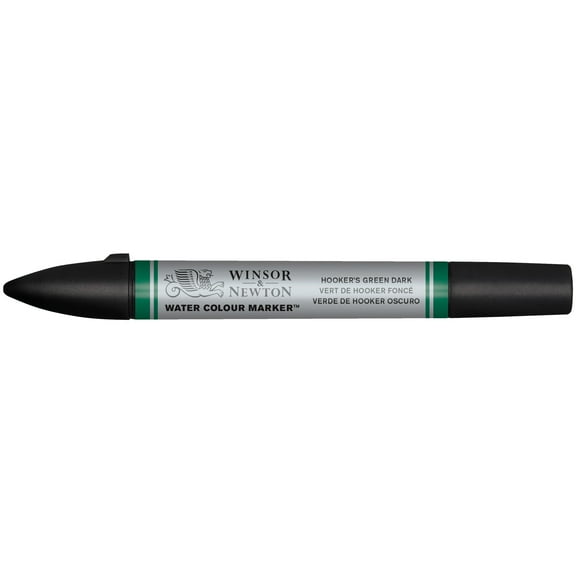 Winsor & Newton Watercolor Marker, Hooker's Green Dark