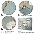 thumbnail image 3 of Designart "Blooming Beige And Gold Orchid I" Orchids Floater Framed Canvas Prints, 3 of 5