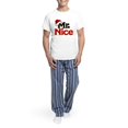 thumbnail image 5 of CafePress - Christmas Mr Nice Men's Light Pajamas - Men's Light Loose Fit Cotton Pajama Set, 5 of 7