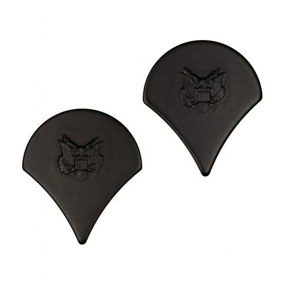 U.S. Army Specialist 4 Black Metal Rank Pin STA-BRITE
