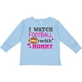 thumbnail image 3 of Inktastic I Watch Football with My Mommy Girls Long Sleeve Toddler T-Shirt, 3 of 5