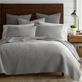 thumbnail image 6 of Levtex Home - Cross Stitch Quilt Set - 100% Cotton - Full/Queen Quilt (88x92in.) + 2 Standard Shams (26x20in.) - Light Grey, 6 of 10