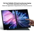 thumbnail image 4 of Convertible Laptop, Dual Screen Laptop, 13.5 Inch Dual Touchscreen,  CPU, 16GB RAM 512GB ROM, UHD Graphics, Webcam, Stereo Speakers, WiFi, BT 5.0, Stylus,  11 Pro, 4 of 7