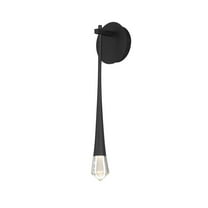 E24220-122BK ET2 Lighting Pierce - 3W 1 LED Wall Sconce-20.75 Inches Tall and 2.25 Inches Wide-Black Finish