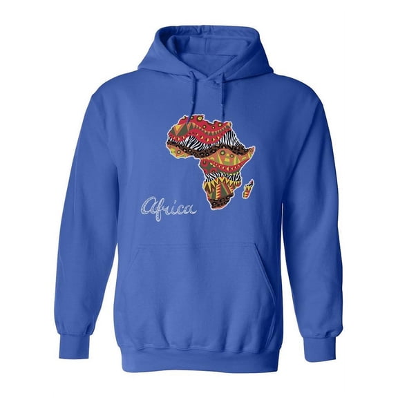 Africa Ornate Continent. Hoodie Women -Image by Shutterstock, Female x-Large