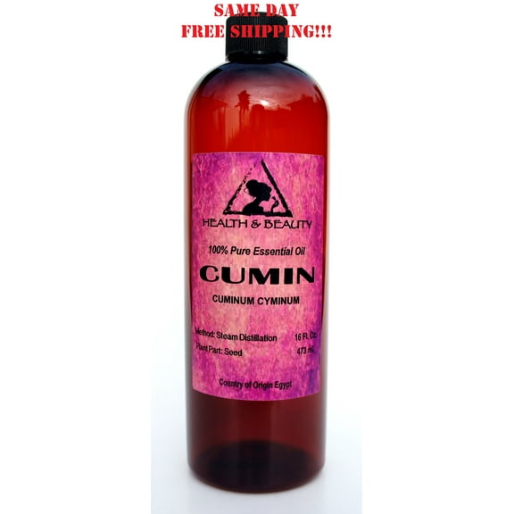 CUMIN ESSENTIAL OIL AROMATHERAPY NATURAL 100% PURE 16 OZ