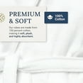 thumbnail image 3 of Ben Kaufman Velour & Waffle Robes - Unisex Cotton Kimono Bathrobes for Men & Women, Luxury Hotel Spa Soft Plush & Lightweight, 3 of 7
