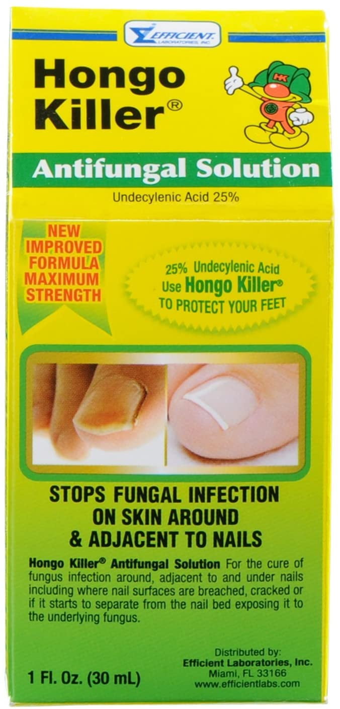 Hongo Killer Antifungal Solution, Athlete's Foot Treatment, 1 oz (Pack