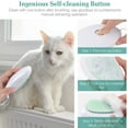 thumbnail image 3 of DAMAIE Brosse pour Chat pour Perte et Toilettage, Brosse pour Enlever les Poils de Chat, Brosse de Massage pour Chat, Brosse pour Chat pour Poils Courts/longs, 3 of 7