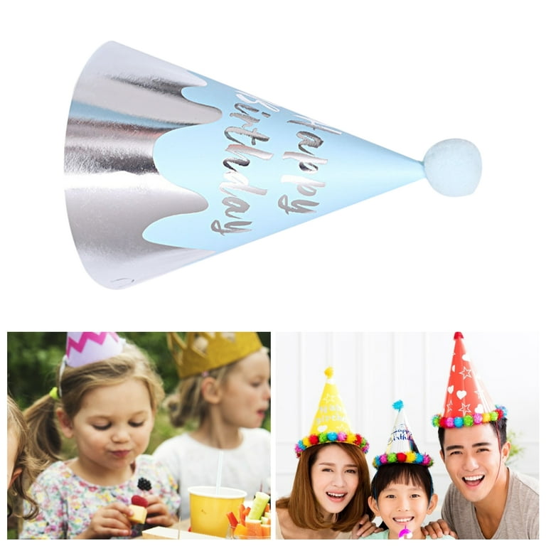 Kripyery 5Pcs Birthday Hats Beautiful Lightweight Portable Paper