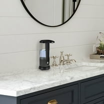 Lavish Home Battery-Operated Automatic Soap Dispenser (Black/Plastic)