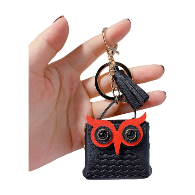 Tassels for Keychain Tassel Owl Bag Keychain Leather Tassel Keychain