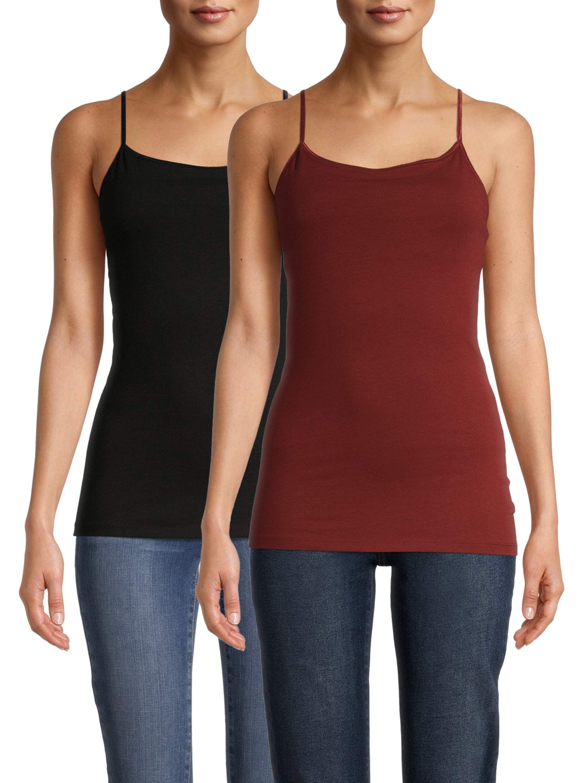 No Boundaries No Boundaries Juniors' Shelf Bra Cami with Adjustable