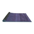 thumbnail image 2 of Ahgly Company Indoor Round Abstract Blue Modern Area Rugs, 3' Round, 2 of 4