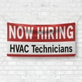 thumbnail image 4 of Now Hiring HVAC Technicians 13 oz Heavy Duty Vinyl Banner Technician Jobs Available Help Wanted Sign for Business Advertising Indoor/Outdoor Single-Sided with Metal Grommets (1.5x5 ft, Wh & Re & Bk), 4 of 6