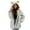 White., variant on Akafmk Womens Faux Furs Coats,Womens Winter Coats,Womens Ladies Warm Faux Furry Long Coat Jacket Winter Solid Hooded Outerwear Front Open Jacket Outerwear