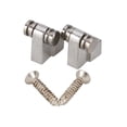 thumbnail image 2 of 2 Chrome Rouleau String Retenue Arbres Guitare Pièces pour Guitare Électrique Ou Basse, 2 of 8
