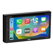 BOSS Audio Systems BCPA9690RC Car Stereo - Apple CarPlay, Android Auto, Double-Din, 6.75 Inch Touchscreen, Bluetooth, CD DVD Player, AM/FM Radio Receiver, Backup Camera, Wireless Remote Control
