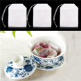 thumbnail image 3 of 100pcs Empty Teabags String Heat Seal Filter Paper Herb Loose Tea Bag 5.5 x 7cm, 3 of 5
