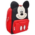 thumbnail image 1 of Boys Mickey Mouse Cargo Backpack with Ears 12" Black Red, 1 of 2