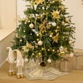 thumbnail image 3 of Falda para árbol de Navidad Valery Madelyn, oro blanco, 150 cm, 3 of 7