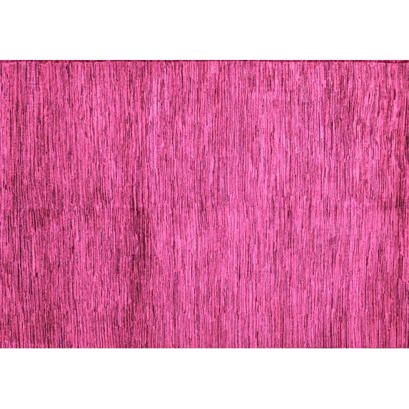Ahgly Company Indoor Rectangle Oriental Pink Modern Area Rugs, 2' x 3'