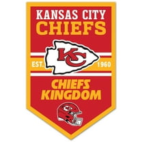 WinCraft Kansas City Chiefs 11" x 17" Chevron Wood Sign