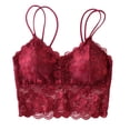 thumbnail image 2 of 2 Piezas De Encaje Completo Extraíble Acolchado Transpirable De Encaje Ropa Interior Yinane Chaleco de encaje Bralette para mujer, 2 of 8