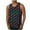 Black-C, variant on Men Casual 3D Brick Element Printed Sleeveless Pullover Round Neck Sports Tank Tops S Multicolor