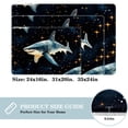 thumbnail image 2 of Shark Non-Slip Polyester Chair Mats and Door Rugs - Machine Washable, 2 of 6