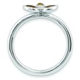 thumbnail image 2 of Bague Fleur Citrine en Argent Sterling Stackable Expressions Taille 5, 2 of 3